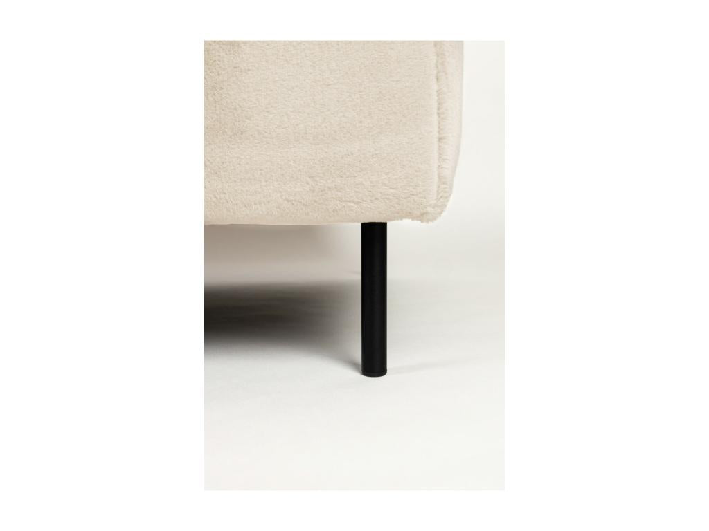 Vertchez - 2.5 seater sofa in soft cream fabric