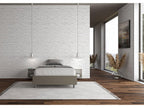 Vertchez 140x200 Upholstered Storage Bed in Cappuccino Faux Leather