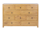 10-drawer chest - Vertchez wood - Natural - Vertchez