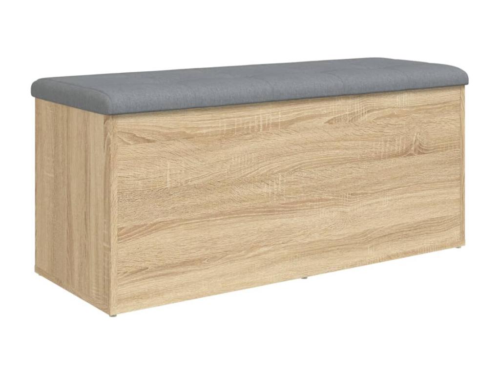 Vertchez oak storage bench, 102x42x45 cm, engineered wood