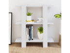 White Room Divider/Bookcase 80x30x87