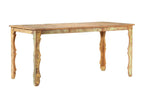 Dining table 160x80x76cm Solid reclaimed wood