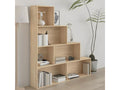 Green Oak Bookshelf/Room Divider from Engineered Wood