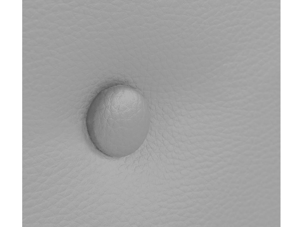 Vertchez Faux Leather Headboard with 2 Buttons 160x50cm for 150/160cm Beds - Light Grey