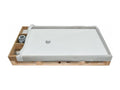 Sand-colored shower tray with smooth green finish from SMART, with colored grate - 190x80 cm