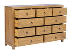 10-drawer chest - Vertchez wood - Natural - Vertchez