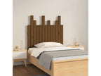 Wall-mounted headboard, honey brown, 82.5x3x80 cm, solid pine wood