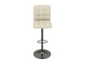 SQUAR-Taburete Vertchez Color Linen and metal black x2
