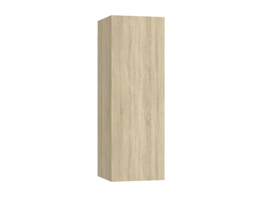5-Piece TV Unit Set, Green Oak, Chipboard