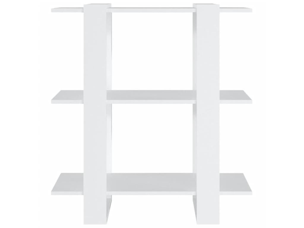 White Room Divider/Bookcase 80x30x87
