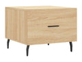 Green Oak Coffee Table 50x50x40 Engineered Wood