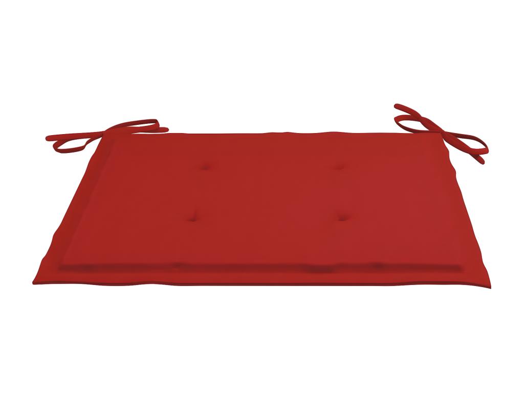 Folding outdoor dining set with cushions, 3 pieces, teak, 41