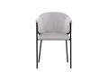 Vertchez dining chair with grey armrests