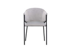 Vertchez dining chair with grey armrests