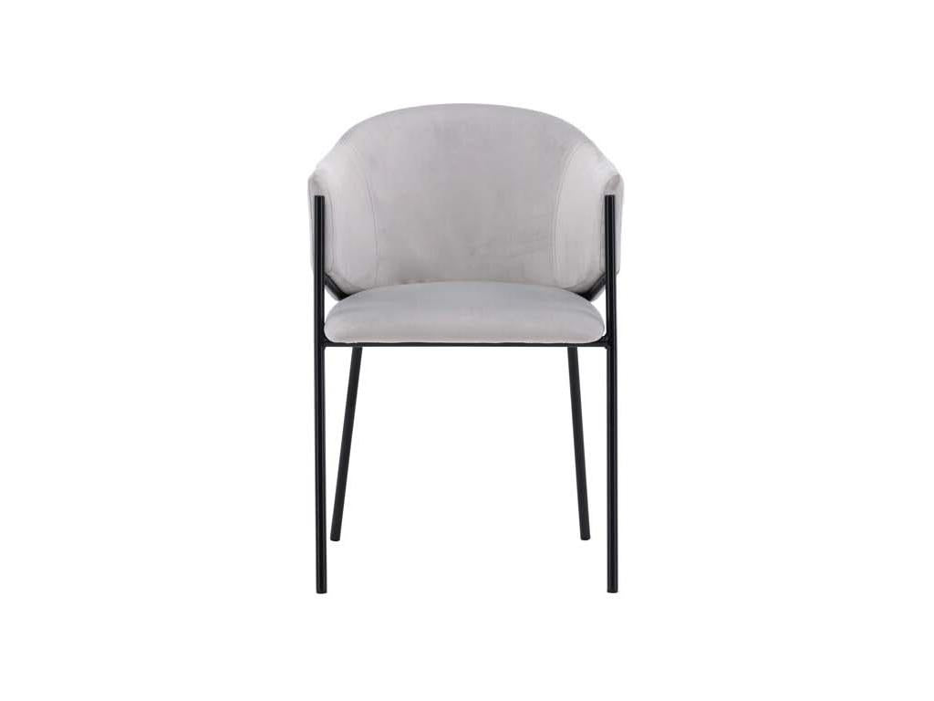 Vertchez dining chair with grey armrests