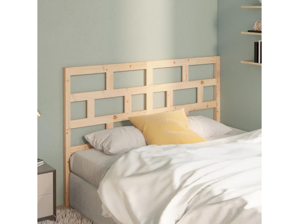 Headboard 141x4x100 cm Solid pine wood