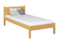 Single bed in wood N02 Natural Pine 100x180