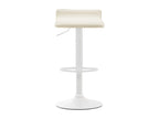 Bar stool - Faux leather / Metal - Cream - Dyn V2