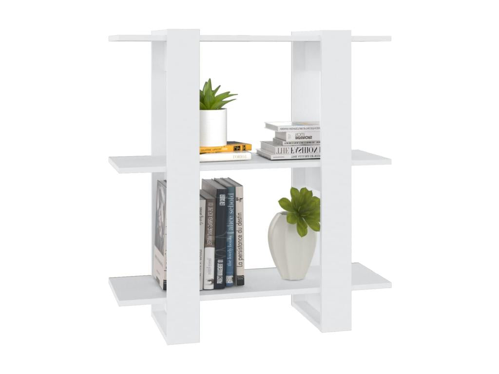 White Room Divider/Bookcase 80x30x87