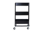 Vertchez-C64 metal kitchen trolley 79x44x35cm - black