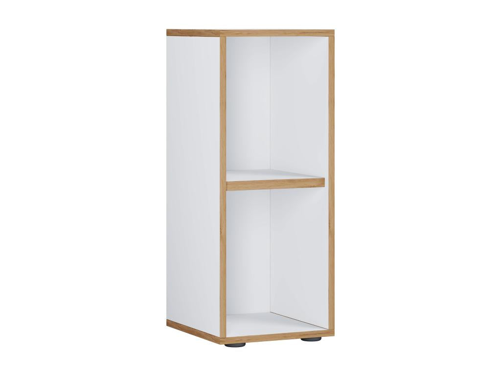 Vertchez Wooden Desk Shelf, Freestanding Bookcase, File Organizer, Bookcase, Salia 2x L- 30 cm White