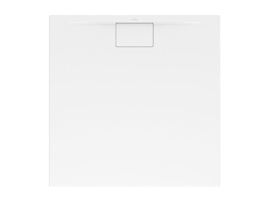 90x90cm non-slip shower tray by Vertchez ET BOCH Architectura Metalrim, square acrylic, Vertchez