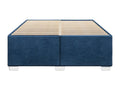 Bed frame Blue 140x190 cm Fabric