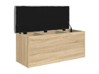 Vertchez oak storage bench, 102x42x45 cm, engineered wood