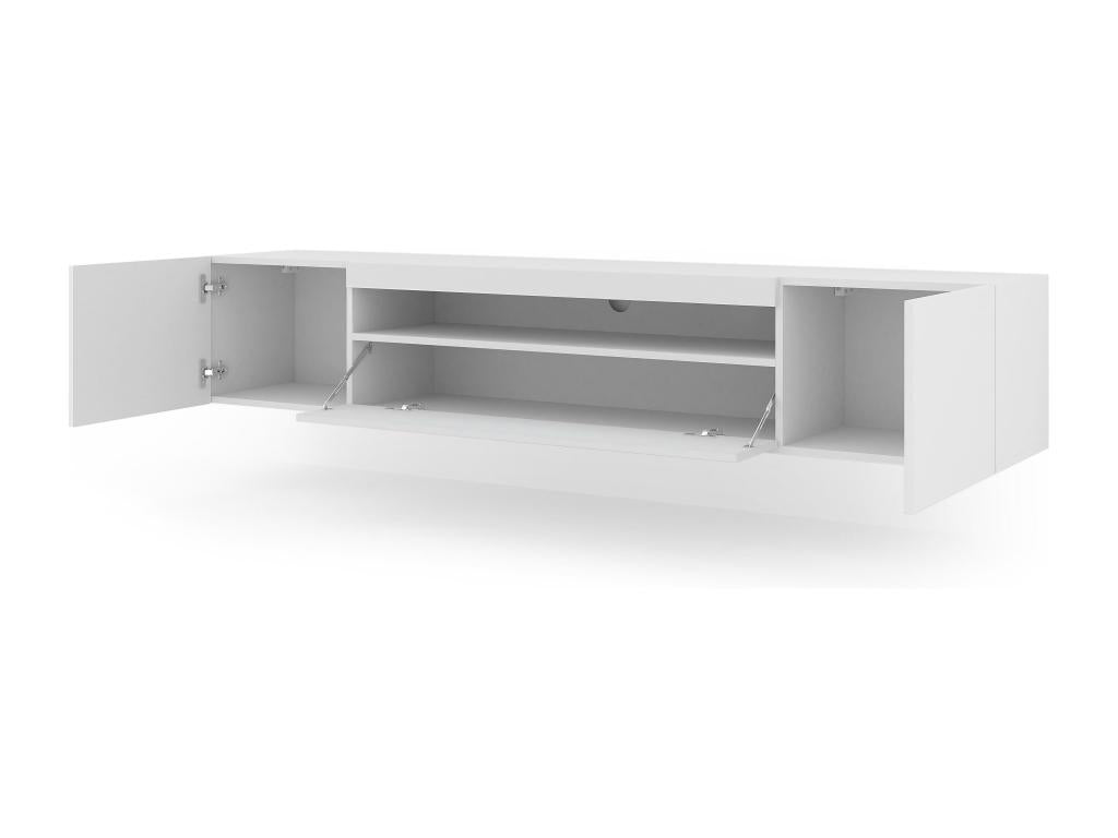 AURA RTV200 3D TV Stand 200x37x42 White