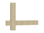 5-Piece TV Unit Set, Green Oak, Chipboard