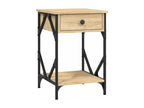 Vertchez oak bedside table, 40x42x60 cm, engineered wood
