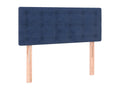 Blue LED Headboard 80x5x78/88 cm Fabric
