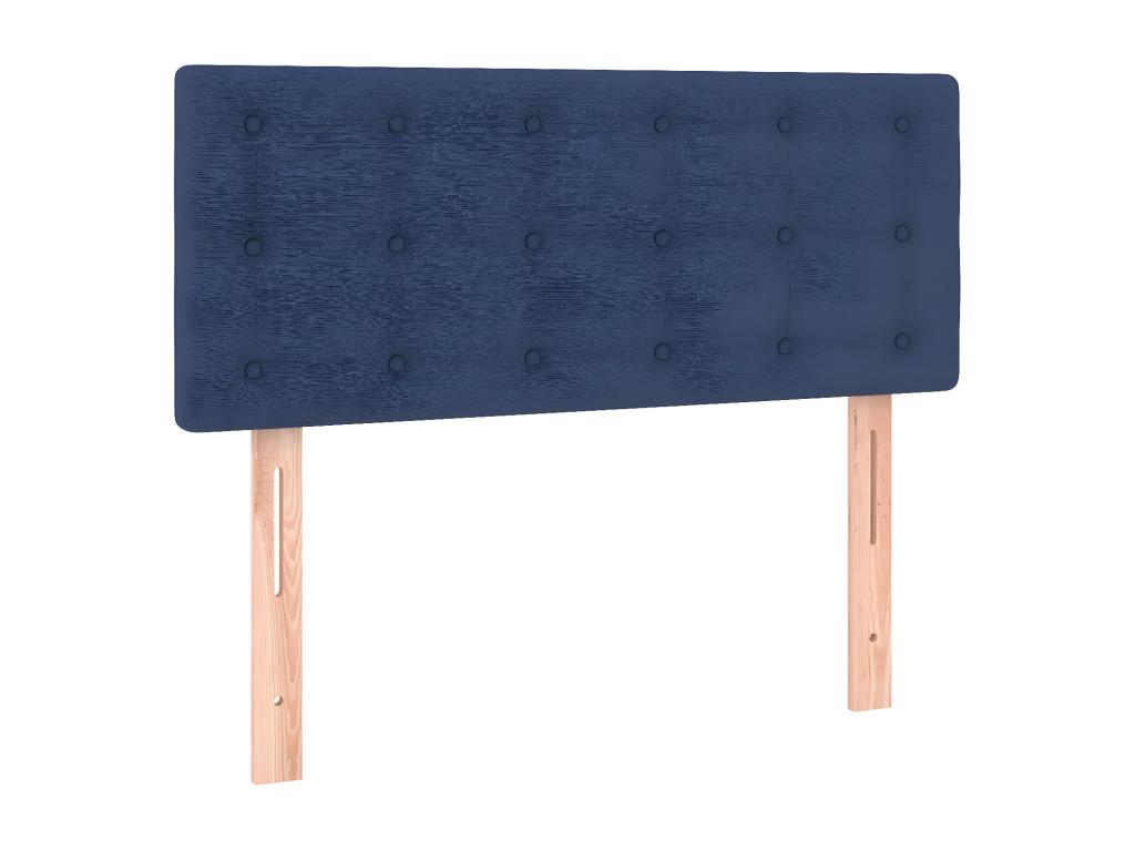 Blue LED Headboard 80x5x78/88 cm Fabric