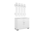 Vertchez White Hallway Furniture 72x35x129 cm Vertchez