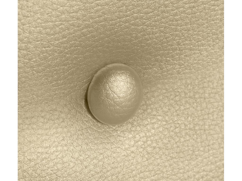 Vertchez Faux Leather Headboard with 2 Buttons 160x105cm with Legs for 150/160 Beds - Champagne