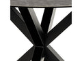 Vertchez dining table 119 cm black ceramic.
