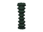 Diamond mesh fence, steel, 1.25 x 15 m, green
