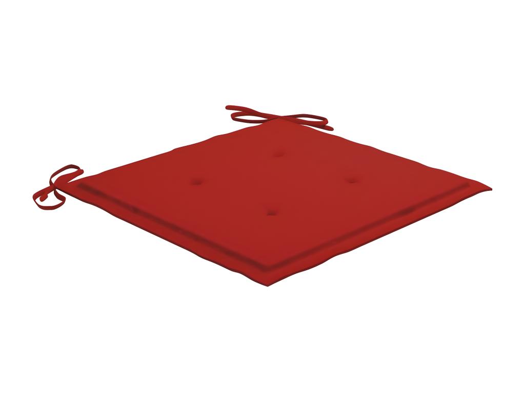 Folding outdoor dining set with cushions, 3 pieces, teak, 41