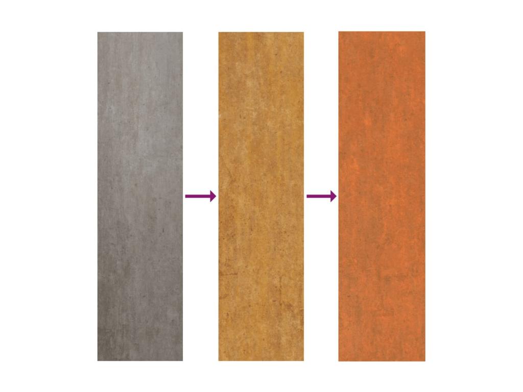 Rusty raised garden bed 600x80x45 cm corten steel