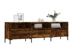 Smoked oak TV stand 150x30x44.5 cm engineered wood