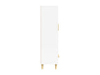Glossy white sideboard 70x31x115 cm Engineered wood