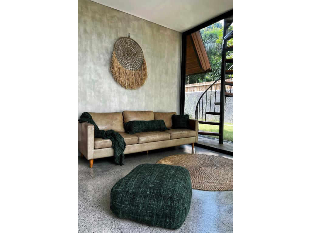 The Oh My Gee Pouf - Forest Green