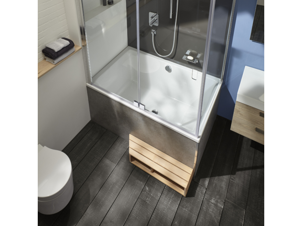 Vertchez 50cm wooden bath step