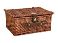 Brown picnic basket 40x28x20h
