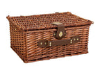 Brown picnic basket 40x28x20h