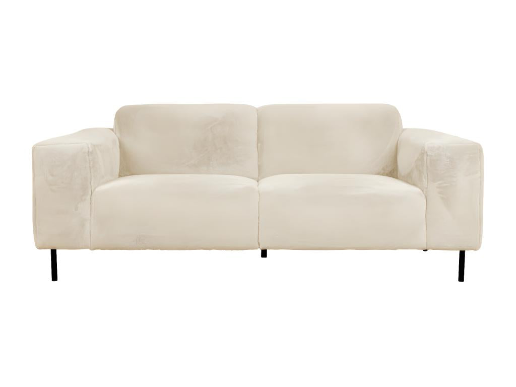 Vertchez - 2.5 seater sofa in soft cream fabric