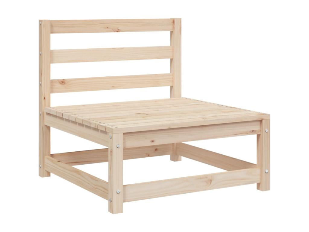 8-piece garden furniture set made of solid pine wood