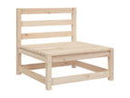 8-piece garden furniture set made of solid pine wood