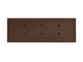 Vertchez Aqualine fabric headboard with 2 buttons, 150x50cm, for 150cm beds - Brown