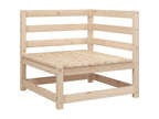 8-piece garden furniture set made of solid pine wood